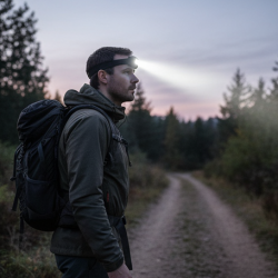 10W COB Waterproof Headlamp – Portable Lantern for Camping, Hiking, Cycling & Hunting (1 Pc)