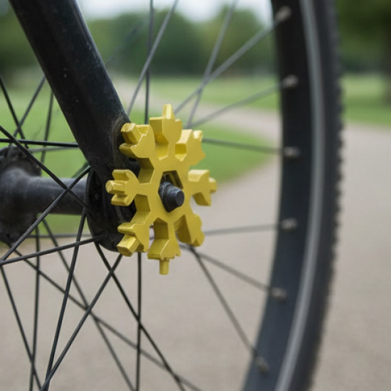 18-in-1 Snowflake Multi-Tool – Portable Bottle Opener, Screwdriver & Wrench