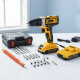 21 V lithium Double battery cordless drill set (29 Pcs Set)