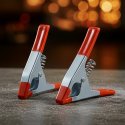 4 Inch Heavy Duty Spring Metal Spring Clamps (2 Pc Set)