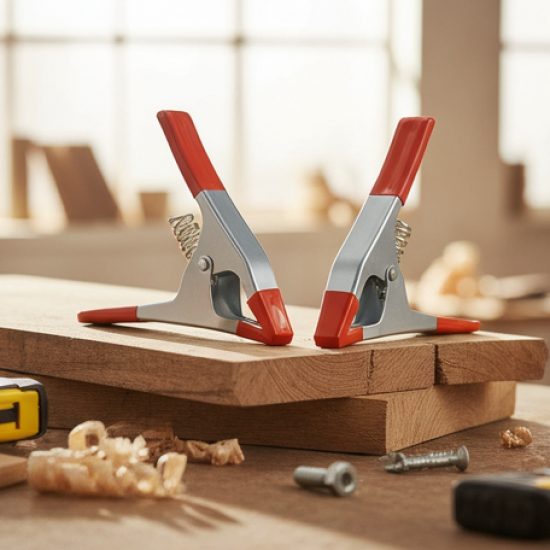 4 Inch Heavy Duty Spring Metal Spring Clamps (2 Pc Set)