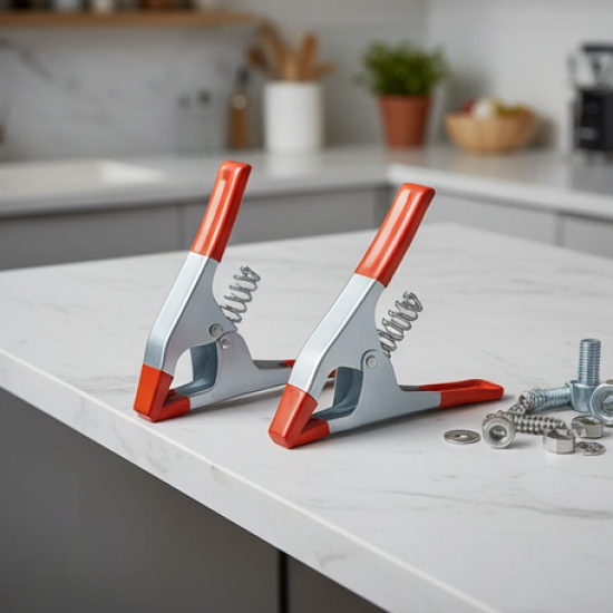 4 Inch Heavy Duty Spring Metal Spring Clamps (2 Pc Set)