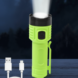 4 Modes Super Bright Led Torch High Lumens Fast Charging Flashlight / Torch (1 Pc)