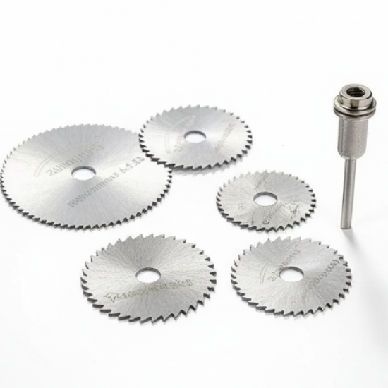 6pcs Metal HSS Circular Saw Blade Set Cutting Discs for Rotary Tool