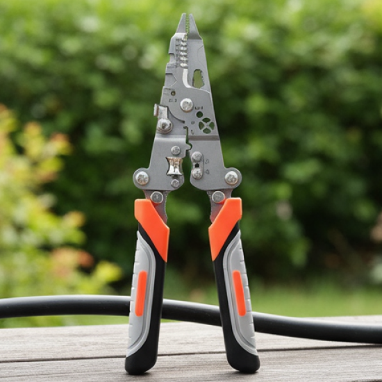 8 in 1 Wire Stripper Pliers, Soft Grip