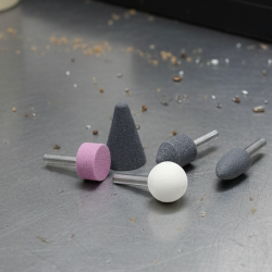 Abrasive Mounted Stone Grinding Wheel Head Grinding Burr Wheel Rotary Tools Set 5 Pcs