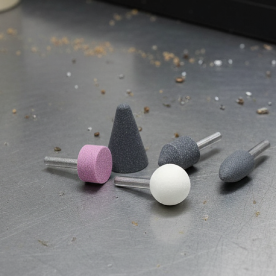 Abrasive Mounted Stone Grinding Wheel Head Grinding Burr Wheel Rotary Tools Set 5 Pcs