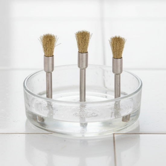 Brass Wire Wheels, 3 Pcs Brass Wire Wheels, Rust Removal Tool