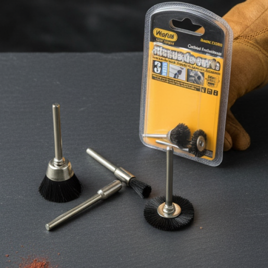 Brass Wire Wheels, 3 Pcs Brass Wire Wheels, Rust Removal Tool