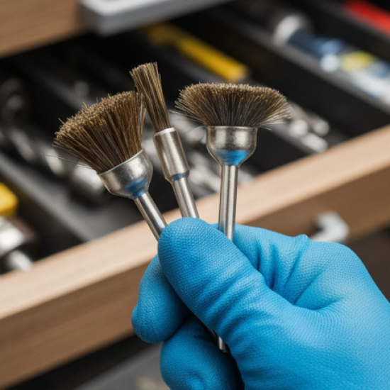 Brass Wire Wheels, 3 Pcs Brass Wire Wheels, Rust Removal Tool