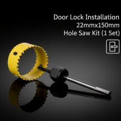Door Lock Installation (22mmx150mm) Hole Saw Kit (1 Set)