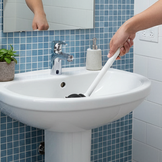 Drain Unblocker Pump for Kitchen, Sink & Toilet Cleaning