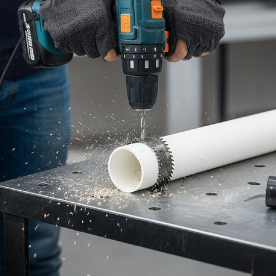 Drill Hole Cutter, Carbon Steel High Accuracy Incisive Hole Saw for Cutting PCV for Cutting Plastic for Cutting Wood Hole Saw Kit (18 Pcs Set)