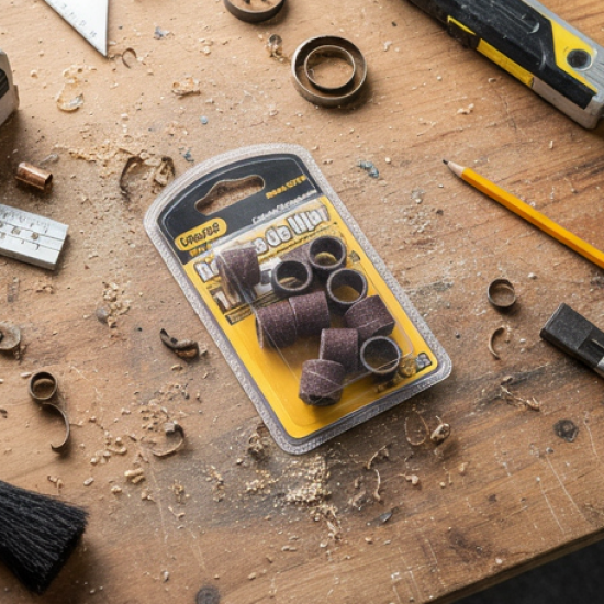 Drum Polishing Kit, Drum Sanding Sleeves Widely Used (10 Pcs Set)