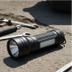 Heavy-Duty Rechargeable USB LED Hand Torch with COB Side Light (1 Pc)