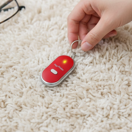 Key Finder Anti Key Lost Key Chain Whistle Induction (1 Pc)