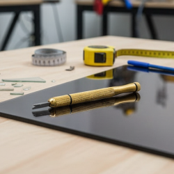 Metal Glass Cutter, Gold