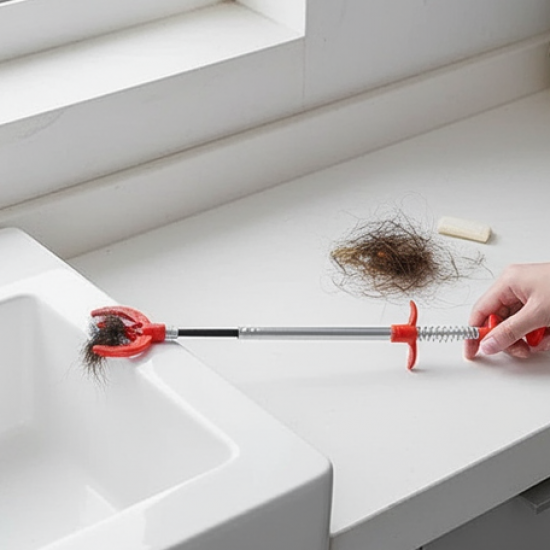 Metal Wire Brush Sink Cleaning Hook Sewer Dredging Device