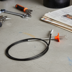 Metal Wire Brush for Kitchen Sink & Sewer Cleaning (155 cm)