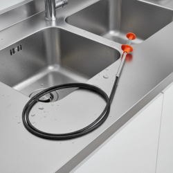 Metal Wire Brush for Kitchen Sink & Sewer Cleaning (155 cm)