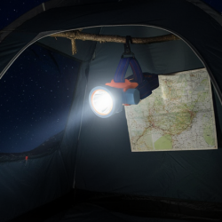 Mini Rechargeable Power Headlamp With Plastic Case (1 Pc)