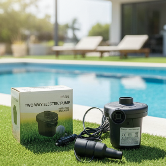 Multi-Purpose Electric Air Pump for Sofa & Pool (Quick Inflate/Deflate)
