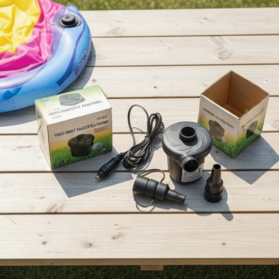 Multi-Purpose Electric Air Pump for Sofa & Pool (Quick Inflate/Deflate)