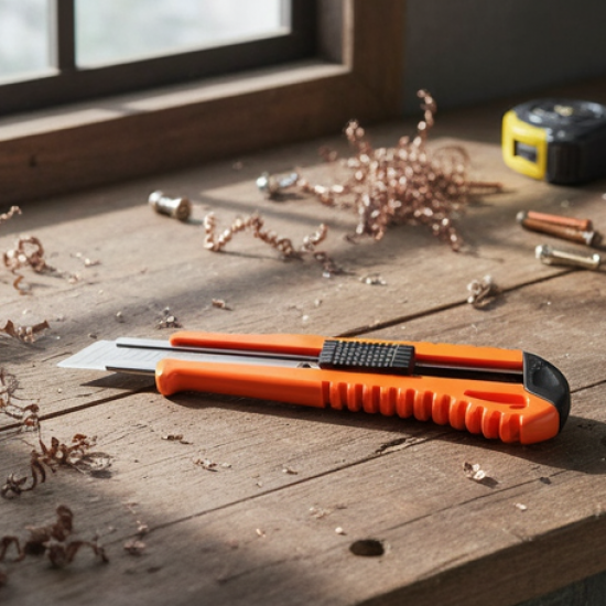 Multi-Use Heavy Duty Iron Cutter – Precision Utility Knife Blade (18mm)