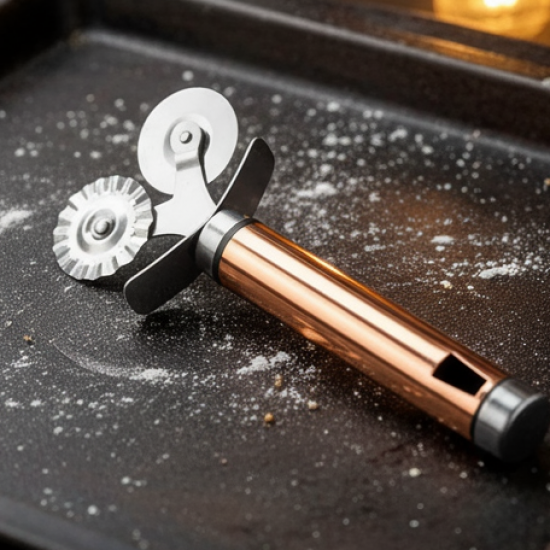 Pastry cutter wheel - Pie Crust Cutter Premium Double Cutter Wheel (1 Pc)