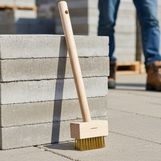 Paving Brush Wooden Block Paving Brush Patio Weed Remover Tool (1 Pc)