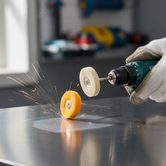 Polisher Buffer Wheel Polishing Buffing Pad Brush for Rotary Drill Bit (7 Pcs Set)