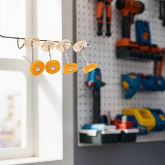 Polisher Buffer Wheel Polishing Buffing Pad Brush for Rotary Drill Bit (7 Pcs Set)