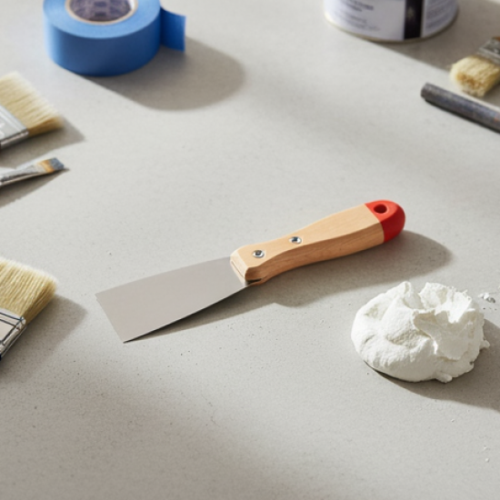 Putty Knife Set with Soft Handle for Drywall & Painting