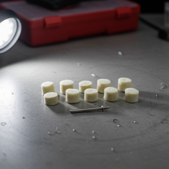 Rotary Tool Accessory Wool Felt Polishing Pad Felt (11 Pcs Set)