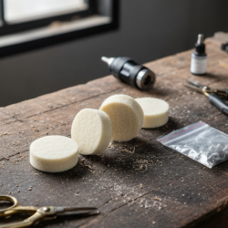 Rotary Tool Accessory Wool Felt Polishing Pad Felt (5 Pcs Set)