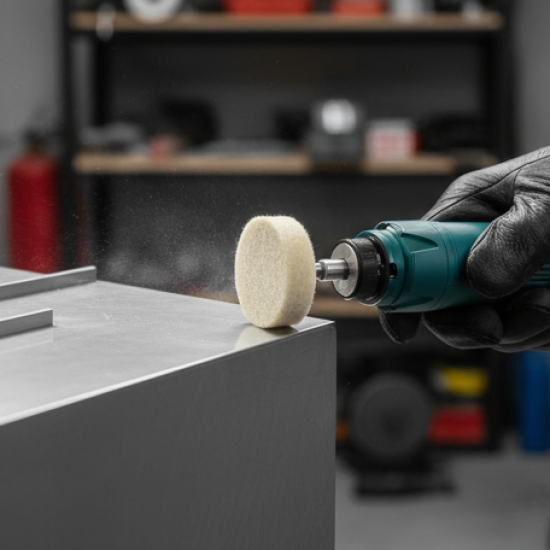 Rotary Tool Accessory Wool Felt Polishing Pad Felt (5 Pcs Set)