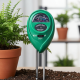 Soil Tester 3-in-1 Plant Moisture Sensor (Green)