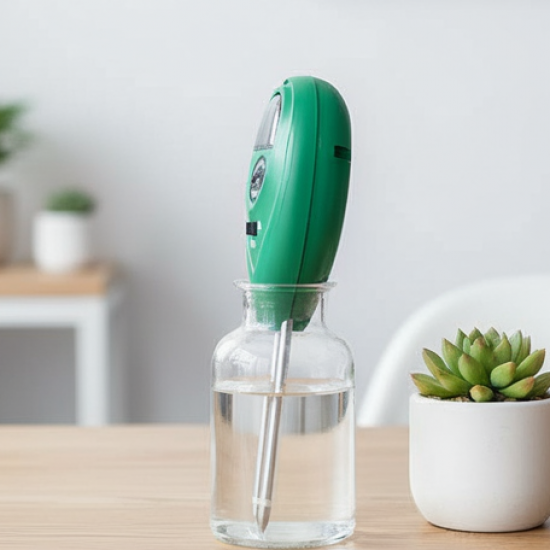 Soil Tester 3-in-1 Plant Moisture Sensor (Green)