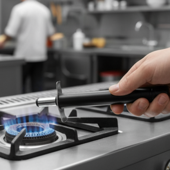 Stainless Steel Gas Lighter for Kitchen Gas Stove, Long Lasting, Unbreakable Lighters for Gas Stoves, Restaurants & Kitchen (1 Pc)