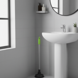 Toilet Plunger - for Clogs in Toilet Bowls and Sinks in Homes, Commercial and Industrial Buildings.