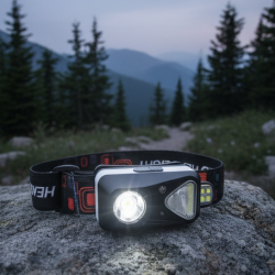 Ultra Bright Head-Mounted Flashlight