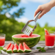 Watermelon Slicer - Stainless Steel Corer and Cutter, Multi-Purpose Fruit Slicing Kitchen Tool