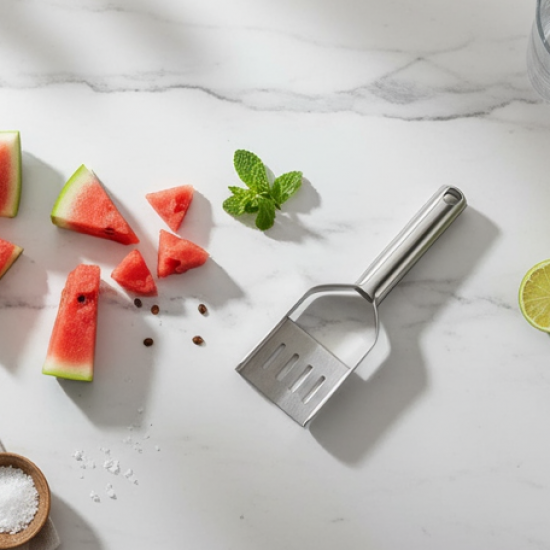 Watermelon Slicer - Stainless Steel Corer and Cutter, Multi-Purpose Fruit Slicing Kitchen Tool