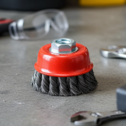 Wire Wheel Cup Brush (Black)