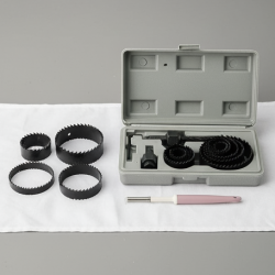 Wood Hole Saw Cutting Set (11 pcs, 19-64mm, Multicolour)