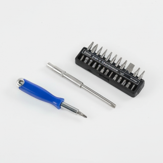 (Set of 6pc) Screwdriver Set, Steel 16 in 1 with 15 Screwdriver Bits, Professional Magnetic Driver Set