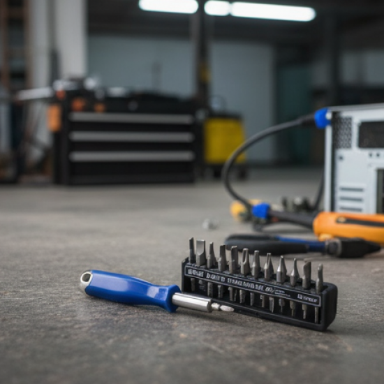 (Set of 6pc) Screwdriver Set, Steel 16 in 1 with 15 Screwdriver Bits, Professional Magnetic Driver Set