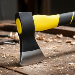 '-600g Hatchet Axe Fiberglass Body Rubberized Handle